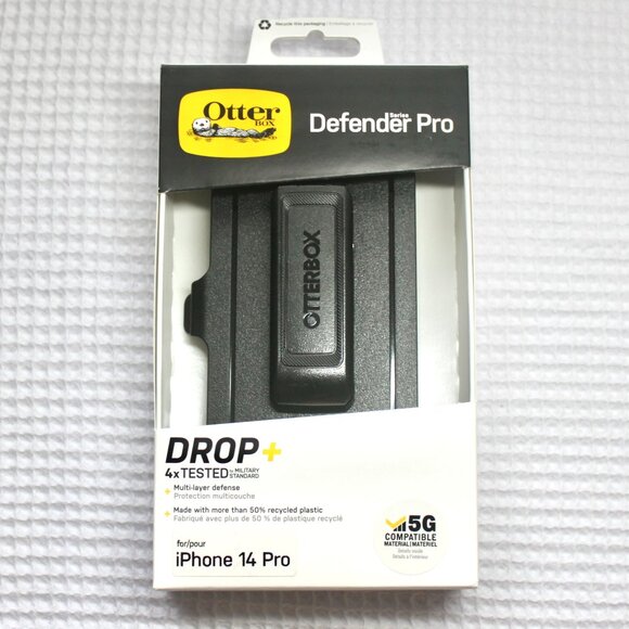 NWT OtterBox Defender Series Black iPhone 14 Pro Holster Belt Clip ONLY - Picture 1 of 4